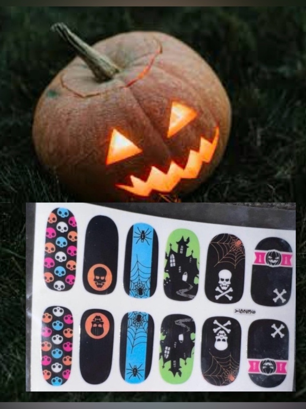 $2 HALLOWEEN NAIL STICKER SHEET $2 WITH ANY $10 ORDER OR MORE